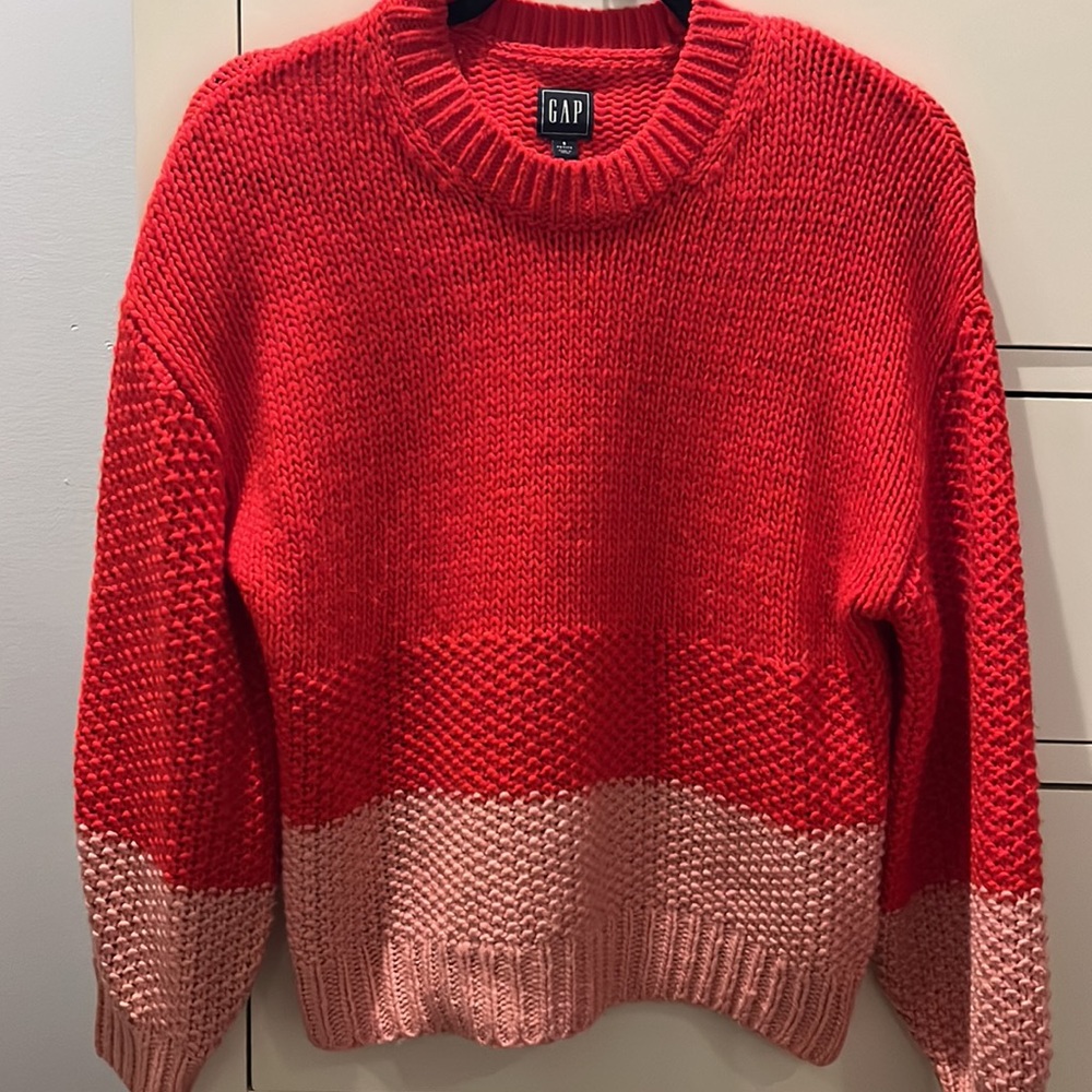 GAP Colorblock Knit Sweater